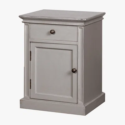 Cox and Cox Grey Bedside Table