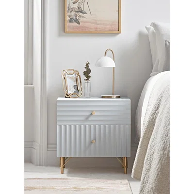 Cox and Cox NEW Ripple Bedside Table