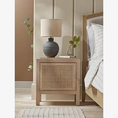 Cox and Cox Wicker Bedside Table