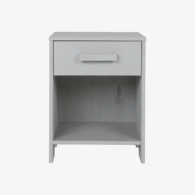 Cuckooland Dennis Bedside Table with Drawer in Concrete Grey by Woood