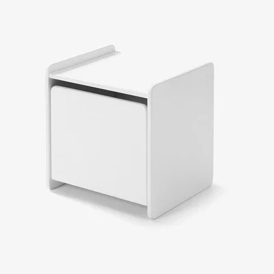 Cuckooland Kiddy Bedside Table in White