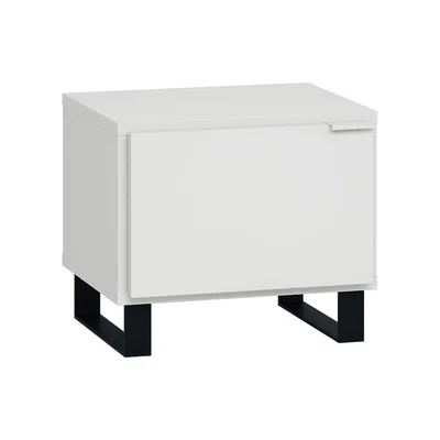 Cuckooland Vox Simple Bedside Table with Door - Oak Effect