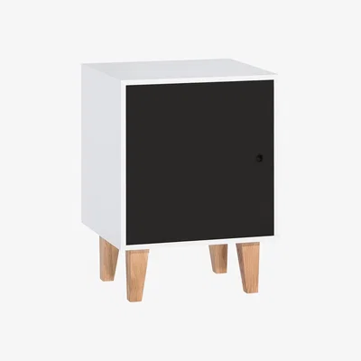 Cuckooland Vox Concept Bedside Cabinet in White & Black