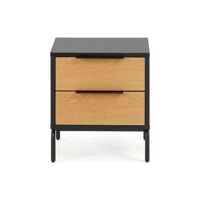 Cuckooland Savoi Bedside Table in Oak Veneer