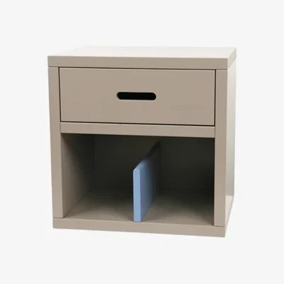 Cuckooland Mathy by Bols Kids Bedside Table in Madaket Design - Mathy Ochre