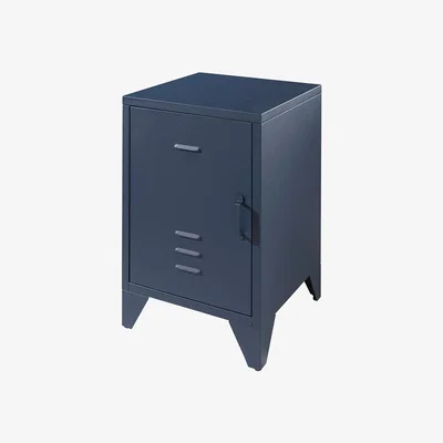 Cuckooland Bronxx Metal Bedside Table - Rainy Grey