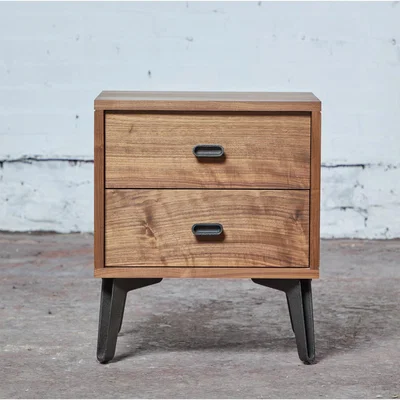 The Conran Shop Ex-Display 379 McQueen Bedside Chest in Danish Oiled Walnut By De La Espada