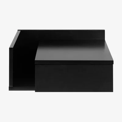 Cult Furniture £10  Off  Ashlan Large Bedside Table, Black