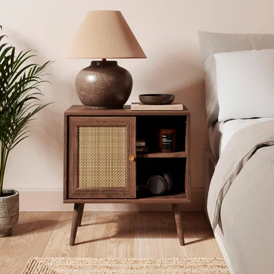 Dunelm Jordyn Wide Bedside Table