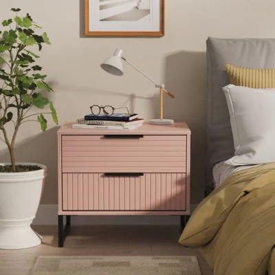 Dunelm Harborne Wide Bedside Table