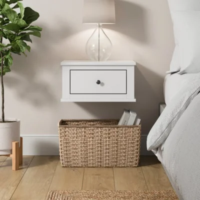 Dunelm Lynton 1 Drawer Floating Bedside Table