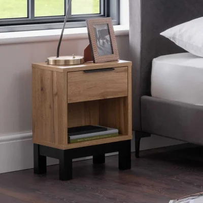 Dunelm Bali 1 Drawer Bedside Table