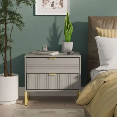 Dunelm Harborne Wide Bedside Table