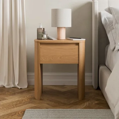 Dunelm Stevie Compact 1 Drawer Bedside Table
