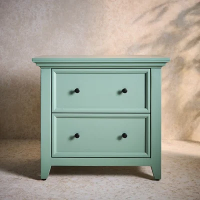 Dunelm Origin of Colour 2 Drawer Wide Bedside Table
