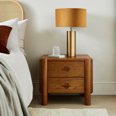 Dunelm Reeva 2 Drawer Bedside Table