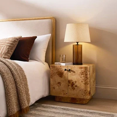 Dunelm Seana 2 Door Bedside Table