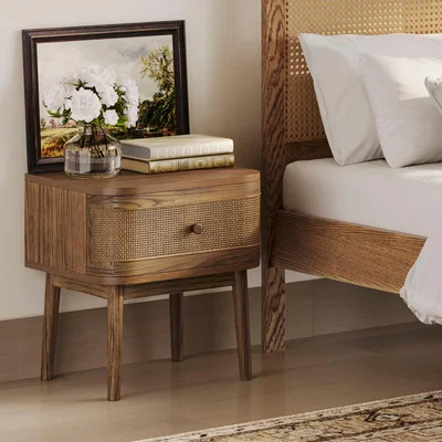 Dunelm Return - Callie Bedside Table, Smoked