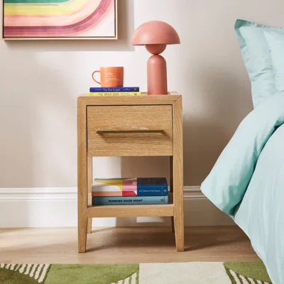 Dunelm Holden 1 Drawer Bedside Table