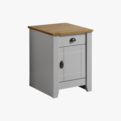 Dunelm Ludlow Grey Bedside Grey