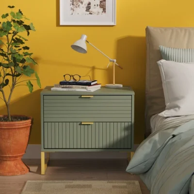 Dunelm Harborne Wide Bedside Table