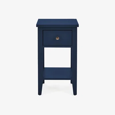 Dunelm Lynton Navy Compact Bedside Navy