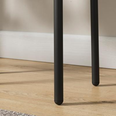 Dunelm Elements Griffin Compact Bedside Table Black