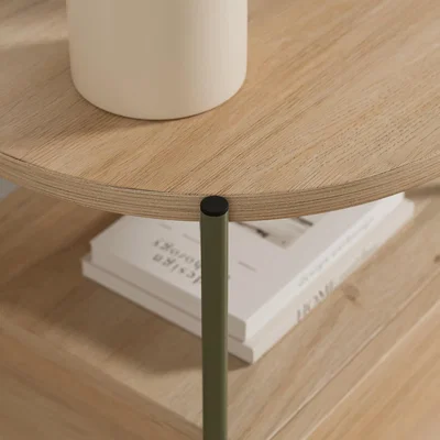 Dunelm Elody Bedside Table Olive
