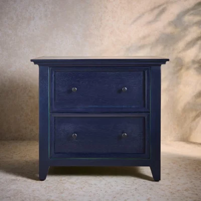Dunelm Origin of Colour 2 Drawer Wide Bedside Table