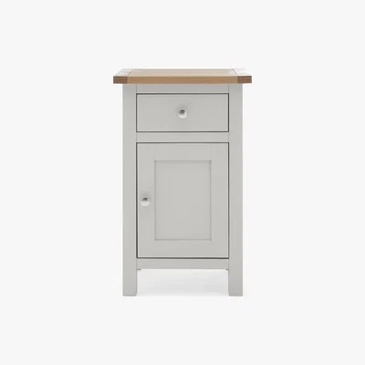 Dunelm Bromley Grey Small Cabinet Grey