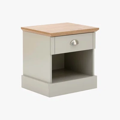 Dunelm Kendal Bedside Table Grey