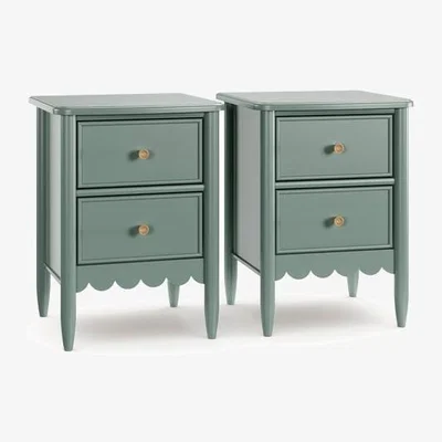 Dunelm Remi 2 Drawer Bedside Table