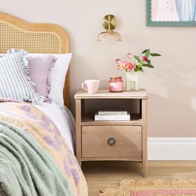 Dunelm Darlington 1 Drawer Bedside Table
