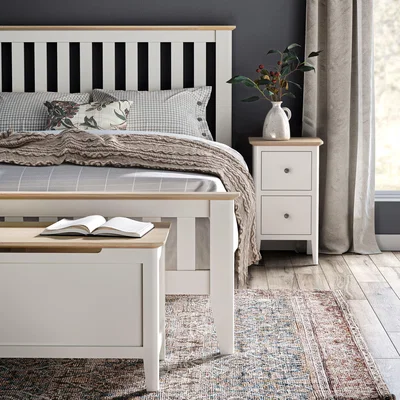 Dunelm Return - Marlow Narrow Bedside Table, Terracotta
