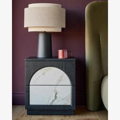 Danetti Archie natural ceramic bedside table