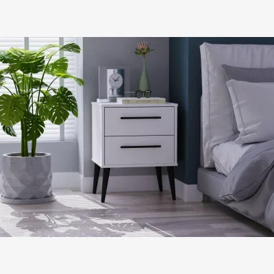 Dreams Oregon Bedside Table - White