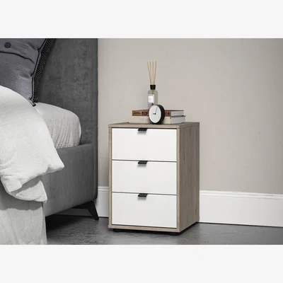 Dreams Kirkpatrick 3-Drawer Bedside - White