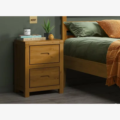 Dreams Woodstock Wooden Bedside Table - Brown