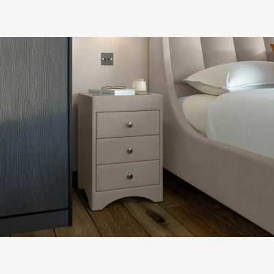 Dreams Camden / Enzo Upholstered Bedside Table - Grey