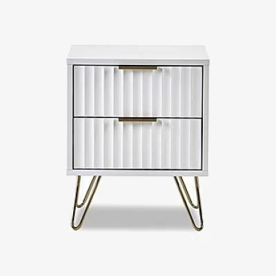 Furniture Village Elia 2 Drawer Bedside Cabinet