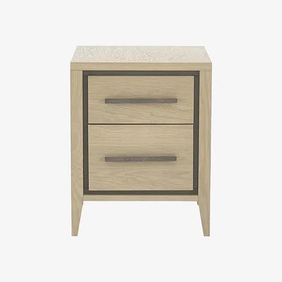 Furniture Village Durrell 2 Drawer Night stand - Brown