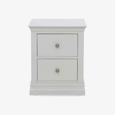 Furniture Village Tiverton Large Bedside Cabinet - Dove Grey