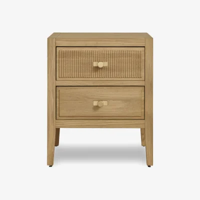 Furniture Village Alicent 2 Drawer Bedside Cabinet - Bedroom Furniture - In Time for Christmas