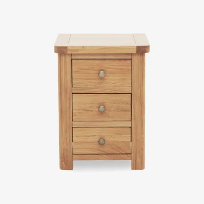 Furniture Village Furnitureland - Augusta 3 Drawer Bedside Cabinet