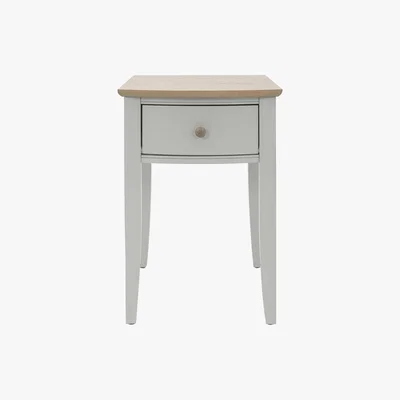 Furniture Village Cotswold 1 Drawer Bedside Cabinet - Grey