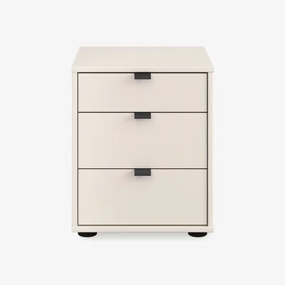 Furniture Village Wiemann - Tullio 3 Drawer Bedside Cabinet - Bedroom Furniture