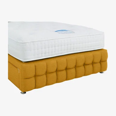 Furniture Village Sleep Story - Dice Footboard - King Size - Yellow