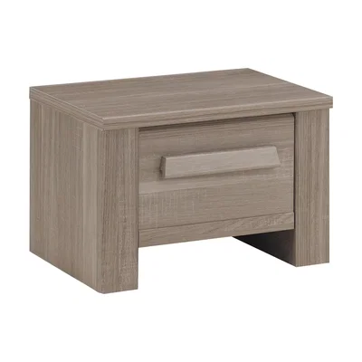 Furniture Village Logan Bedside Chest - Brown