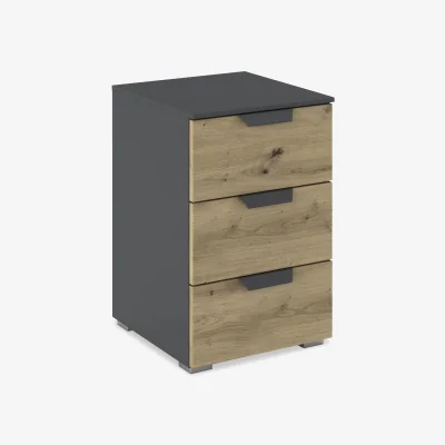 Furniture Village Rauch - Leon 3 Drawer Bedside Cabinet