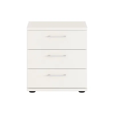 Furniture Village Wiemann - Oxford 3 Drawer Bedside Cabinet